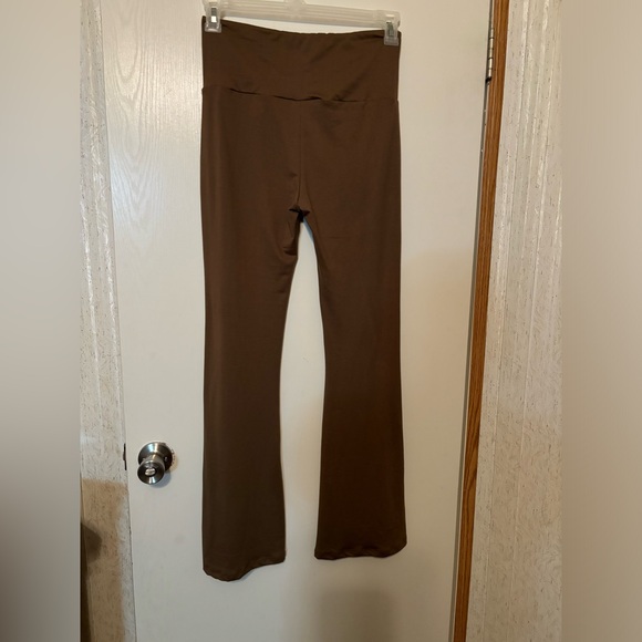 Women's Brown Flared Pants - Picture 2 of 2